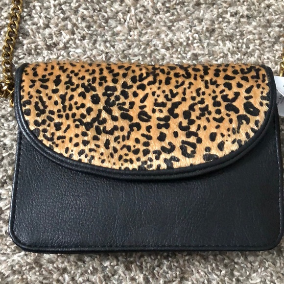 Small leopard and black purse - Picture 2 of 5